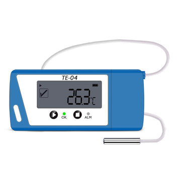 TE-04 Probe CSV&PDF USB Reusable Temperature Data Logger External Probe -22℉~158℉ Pre-order